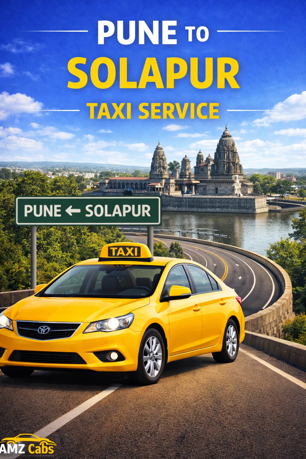 Pune to Solapur Taxi Service