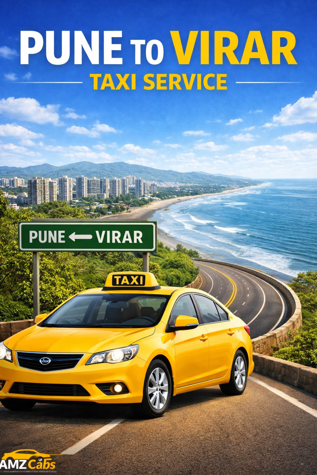 Pune to Virar Taxi Service