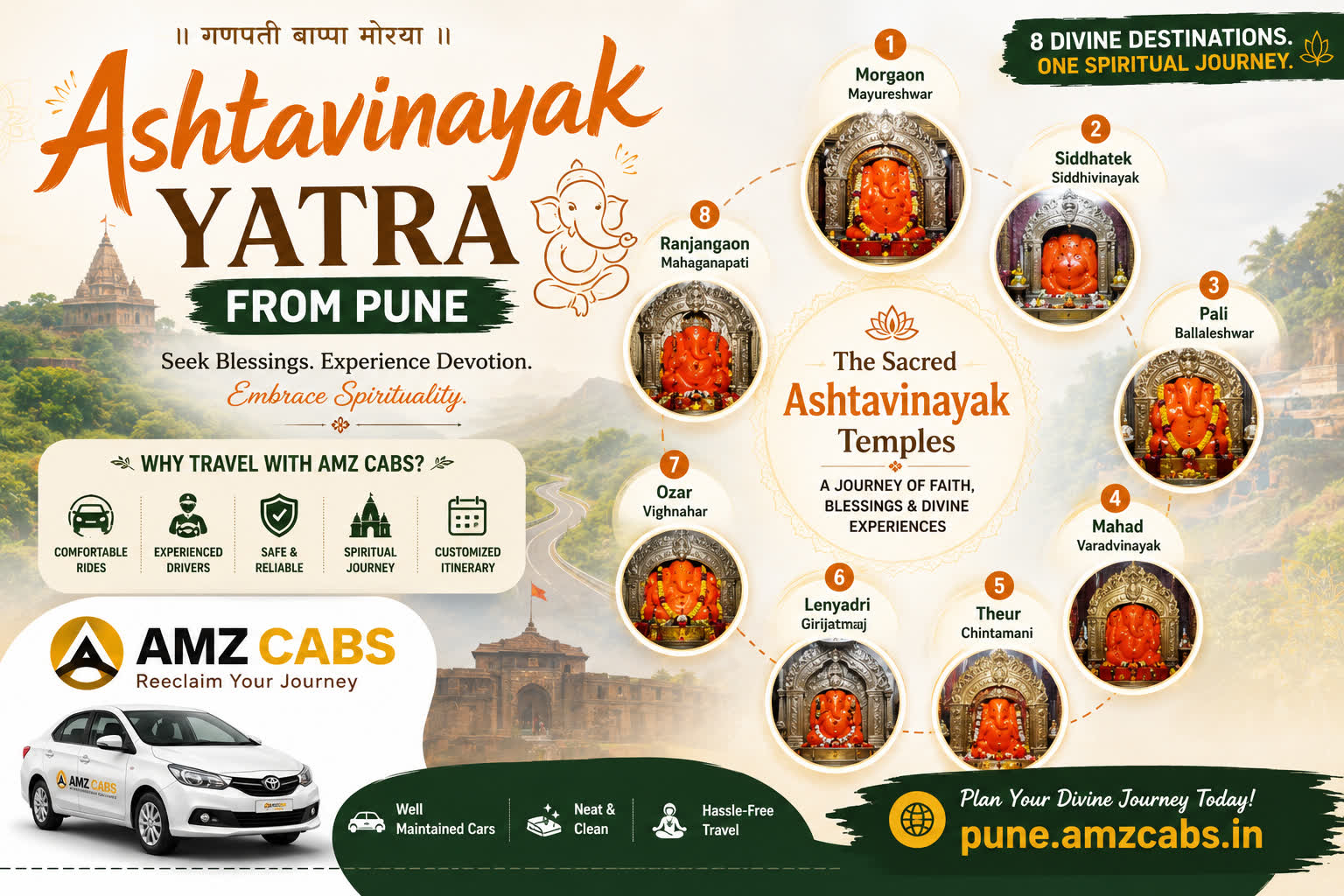 Ashtavinayak Yatra from Pune