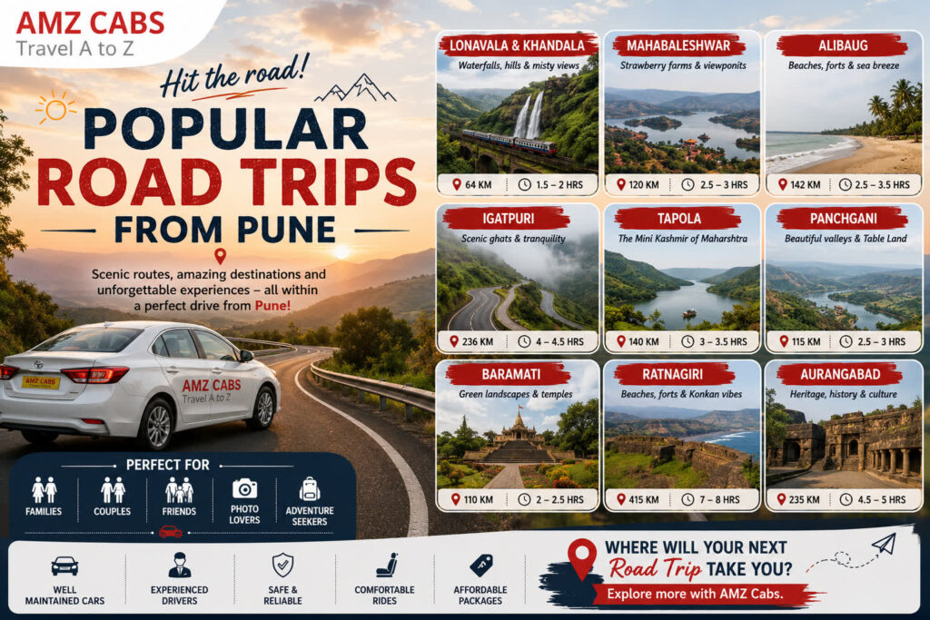 Popular Road Trips from Pune