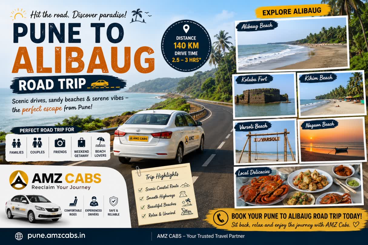 Pune to Alibaug Road Trip
